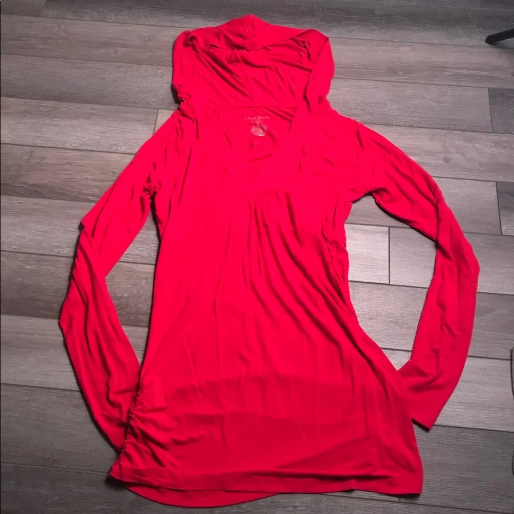 Liz Lange Maternity Hooded Nursing Shirt